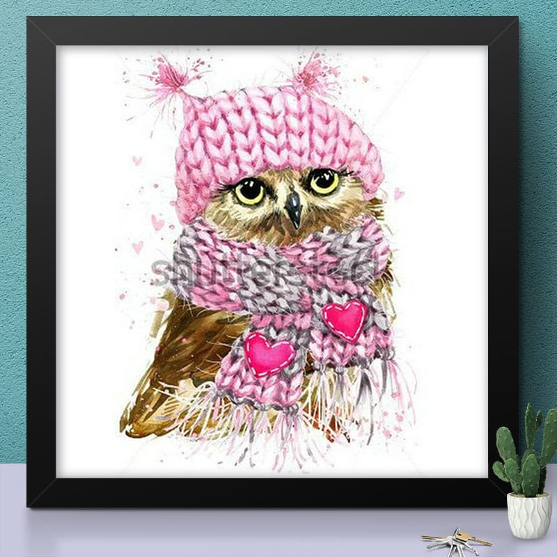 Owl in winter