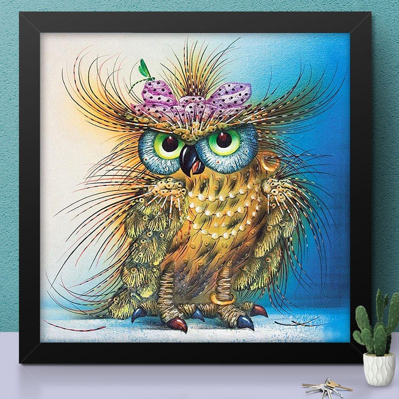 Beautiful Abstract Owl