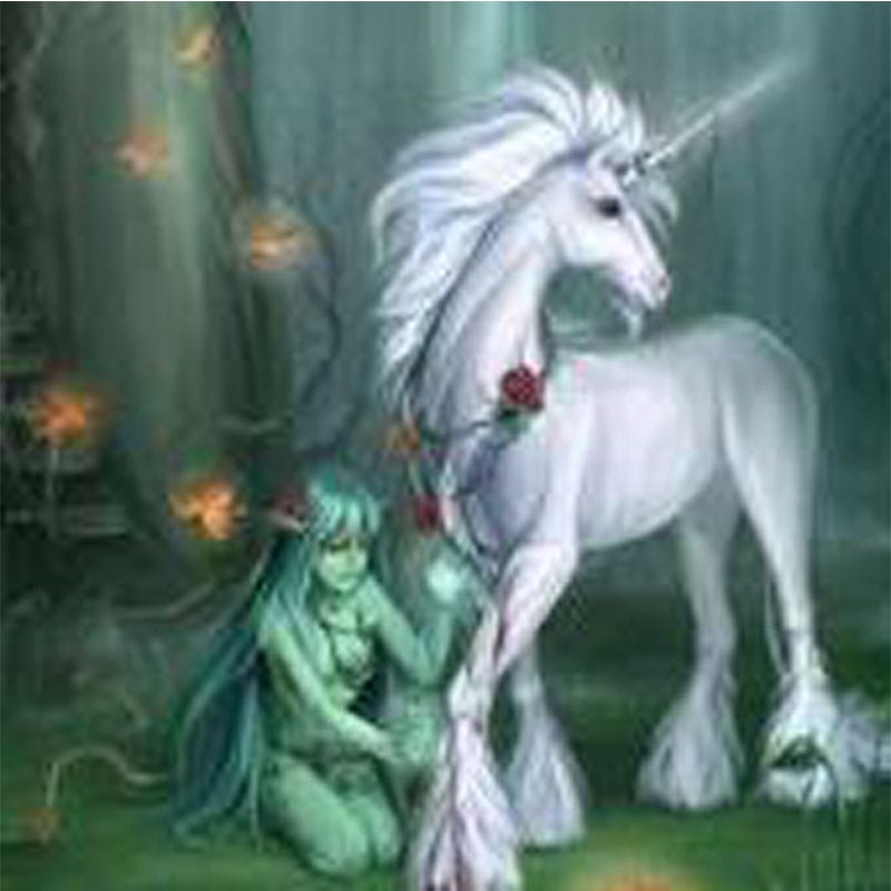 Beautiful Unicorn And Girl