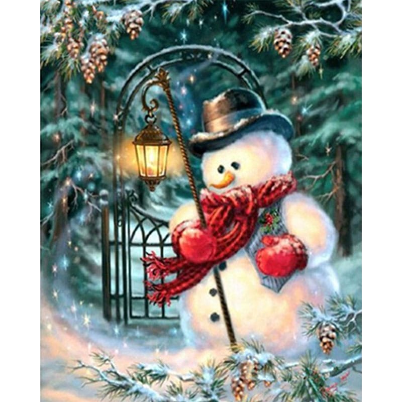 Snowman on Christmas