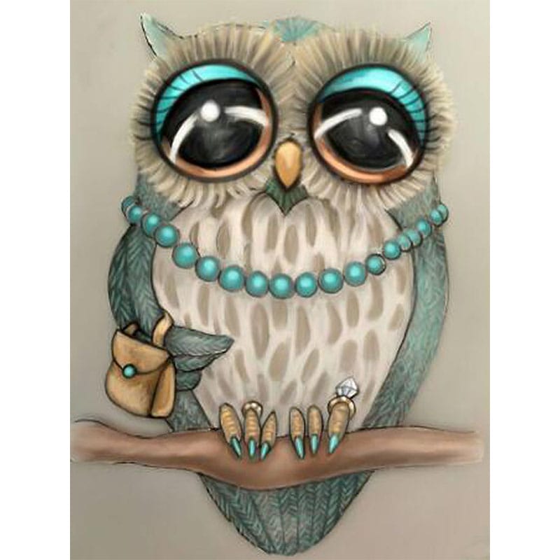 Amazing Owl Abstract Art