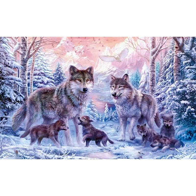 Amazing Wolf Family