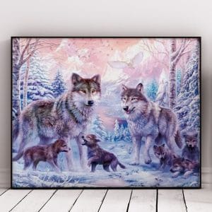 Amazing Wolf Family