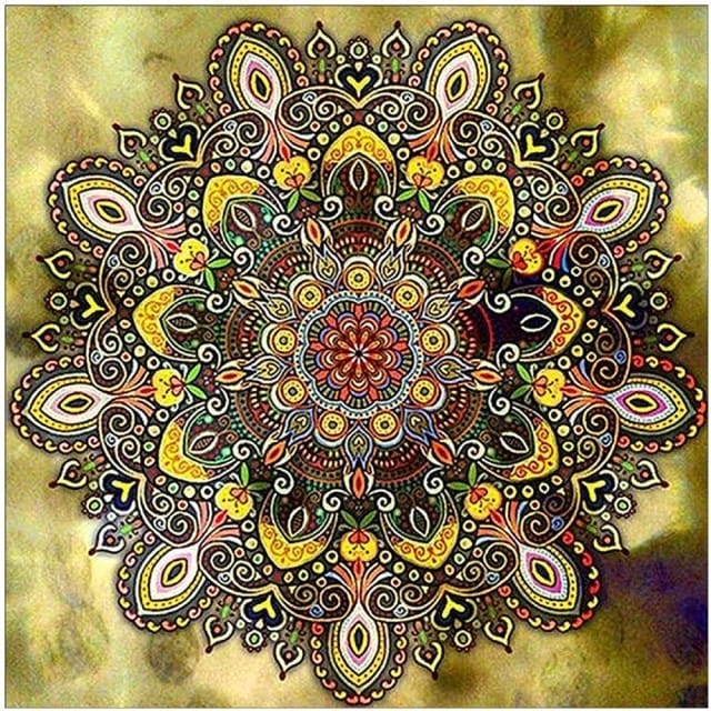Mandala Art - Yellow