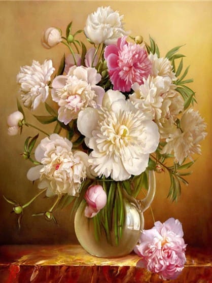 White Flowers in a Vase